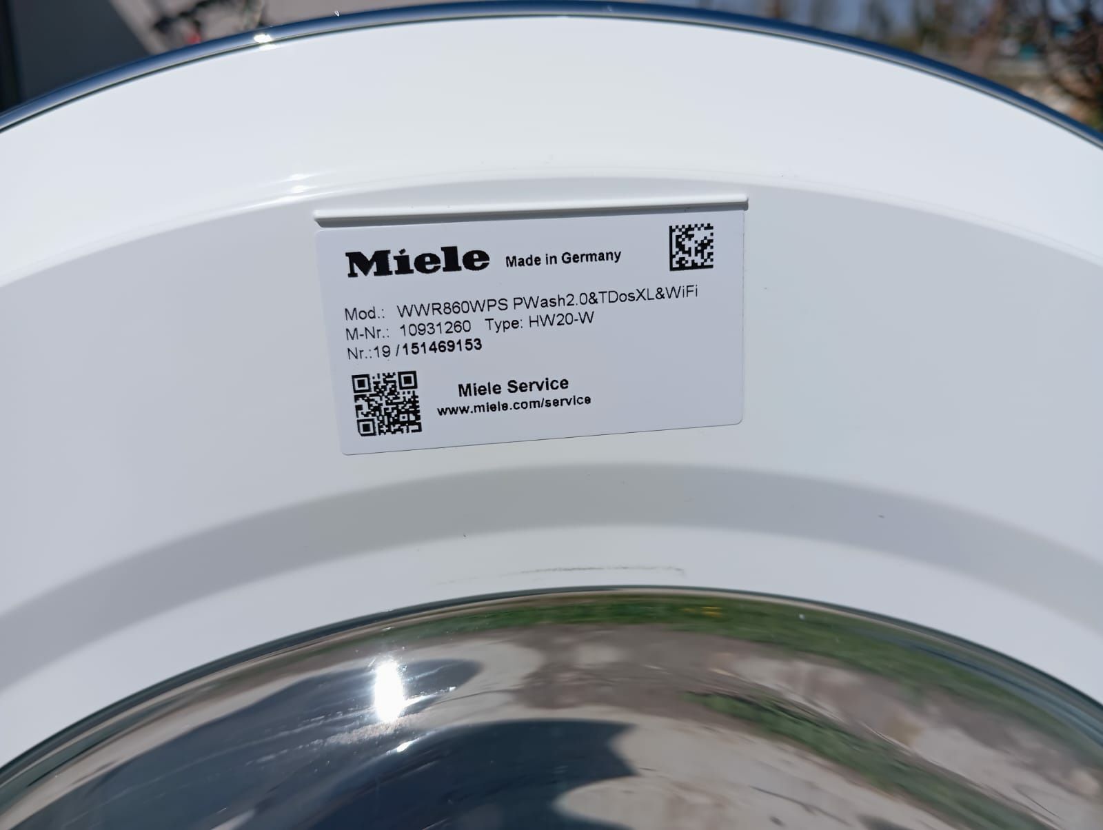 Masina de spalat Miele WWR 860 WPS,wi -fi,9kg