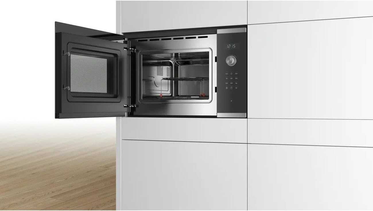 Микровълнова фурна с грил за вграждане Bosch 25L (BEL554MS0)