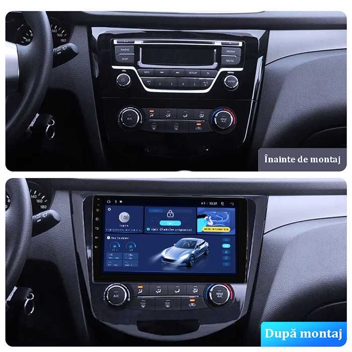 Navigatie Nissan X-Trail 2013-2016, Android 14, 4GB RAM/64GB ROM