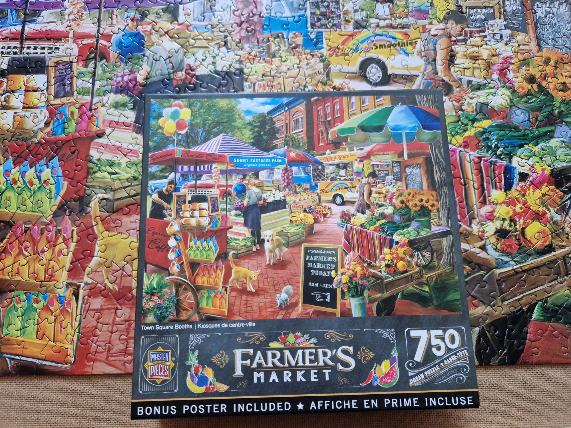 Puzzle complet, 750 piese