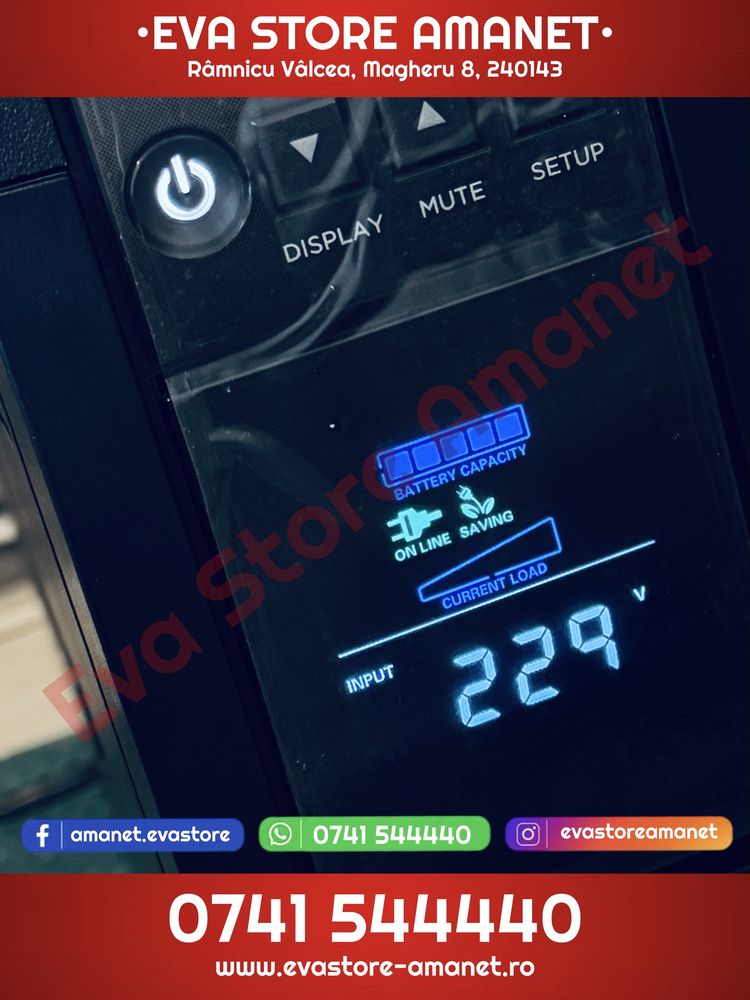 UPS / USV CyberPower 1200 VA / 720W Lan Protection USB LCD AVR