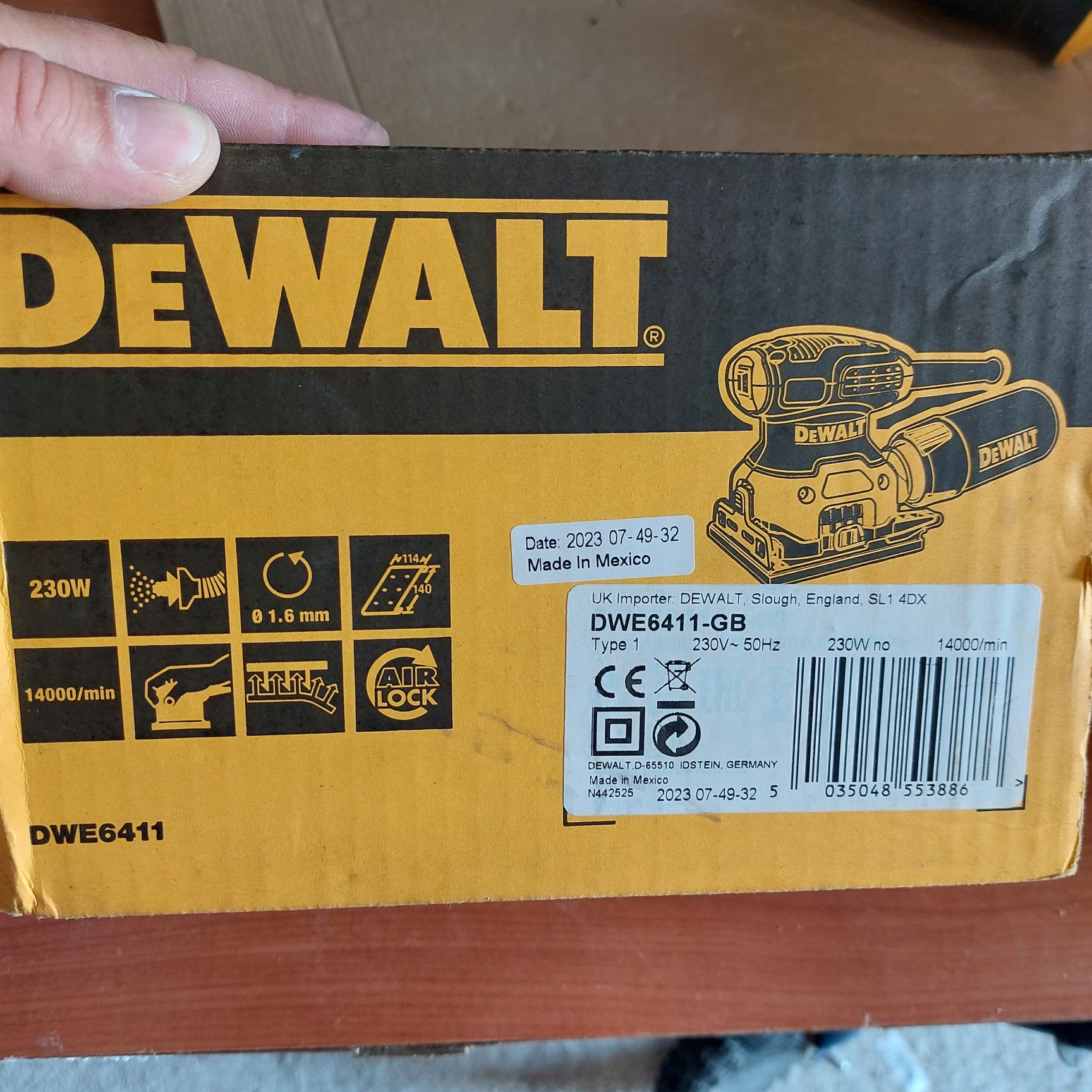 Dewalt DWE6411 електрически виброшлайф Девалт Нов