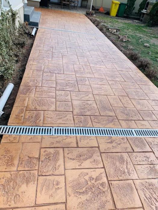 Beton amprentat.
