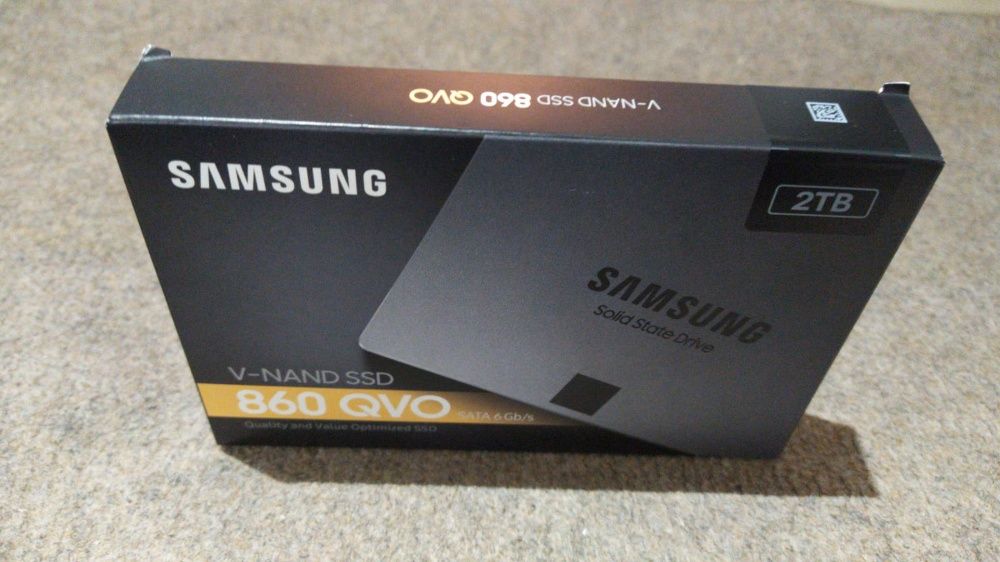 SSD SAMSUNG 860 QVO, 2 TB, SATA 3, sigilat nou