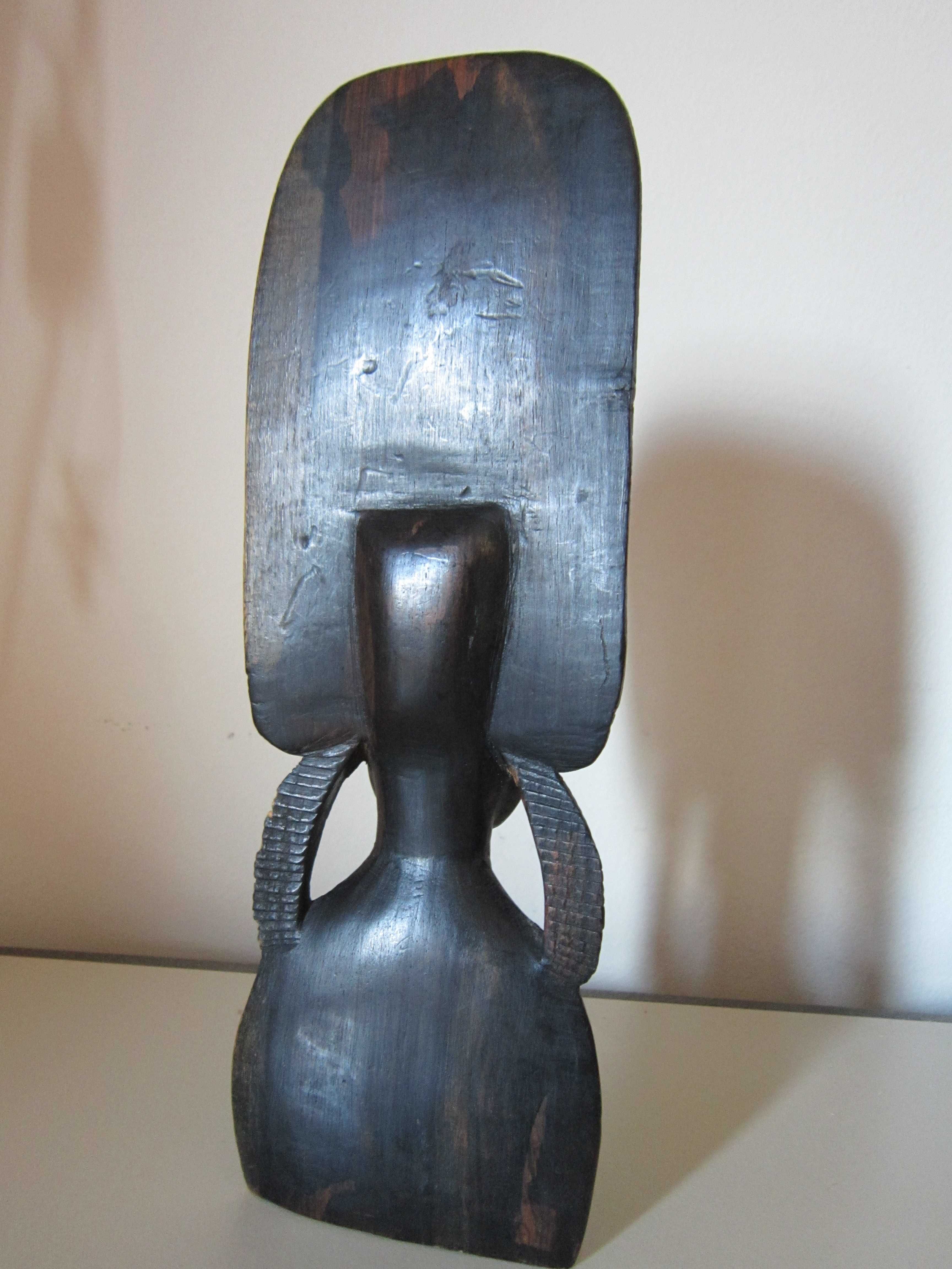 cadou rar sculptura lemn colectie 1962 Arta Africana Tanganyka trib