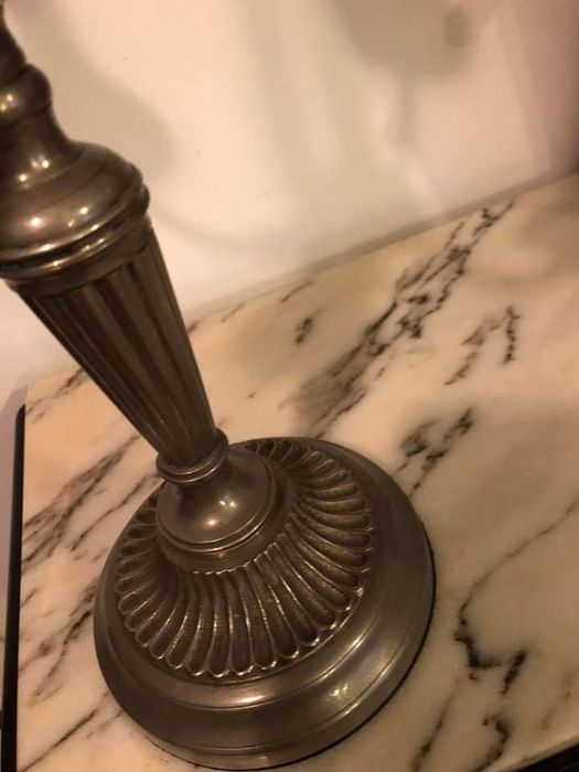 2 sfesnice vintage cu lumânări  atasate