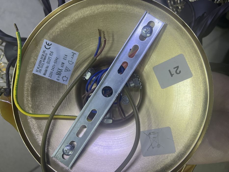 Vand lustra led vintage