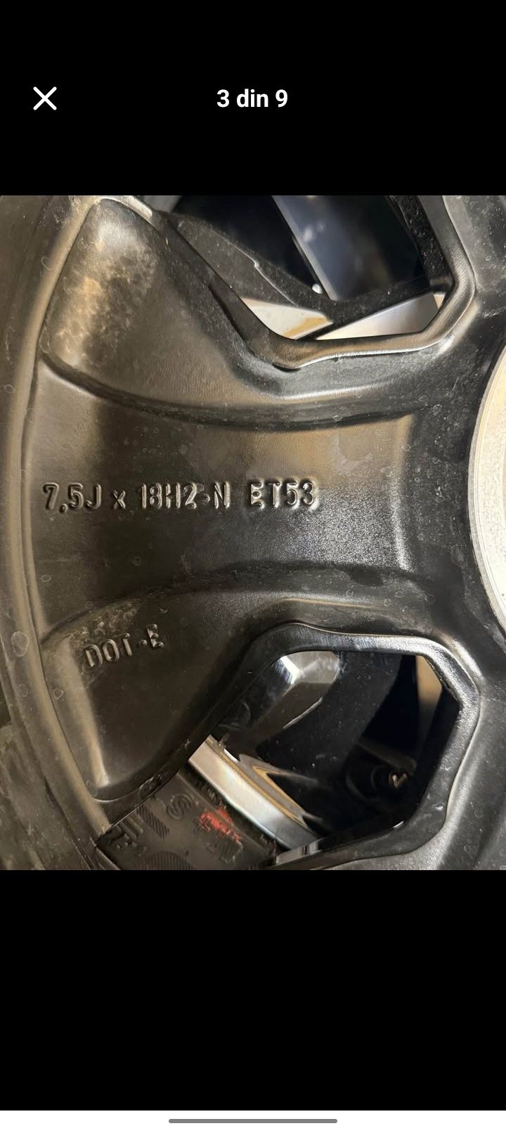 Jante(roți) originale Mercedes Classa A,B  R18 Noi