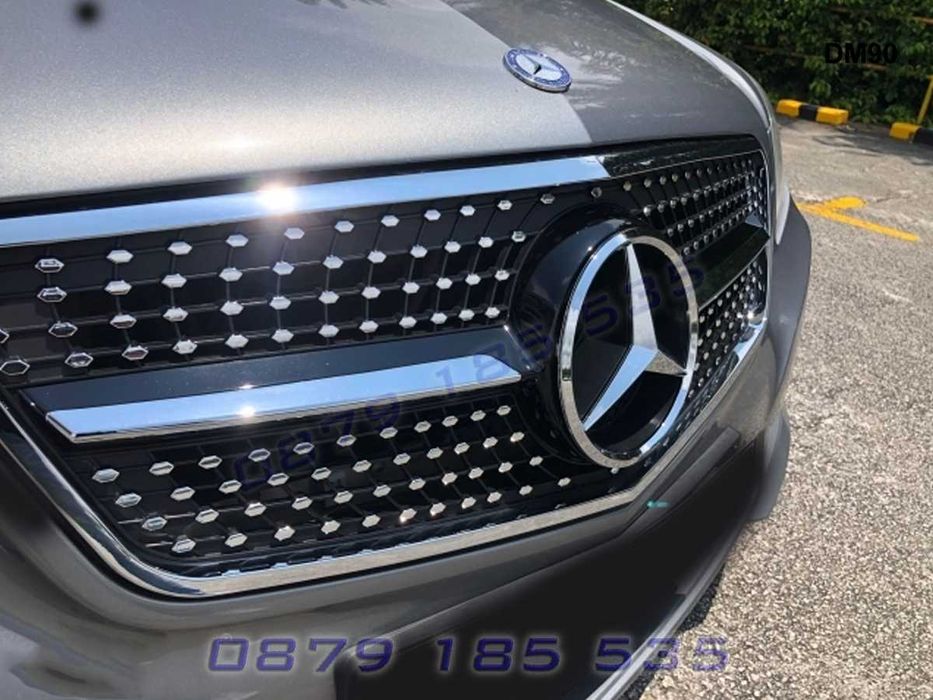 Предна решетка AMG Mercedes C W203 тунинг черна грил мерцедес ц