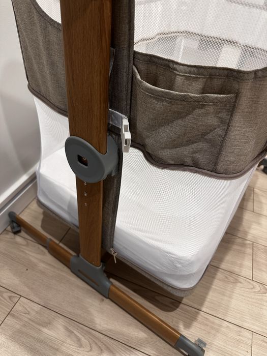 Patut co-sleeper 4in1 MoMi + saltea de bambus