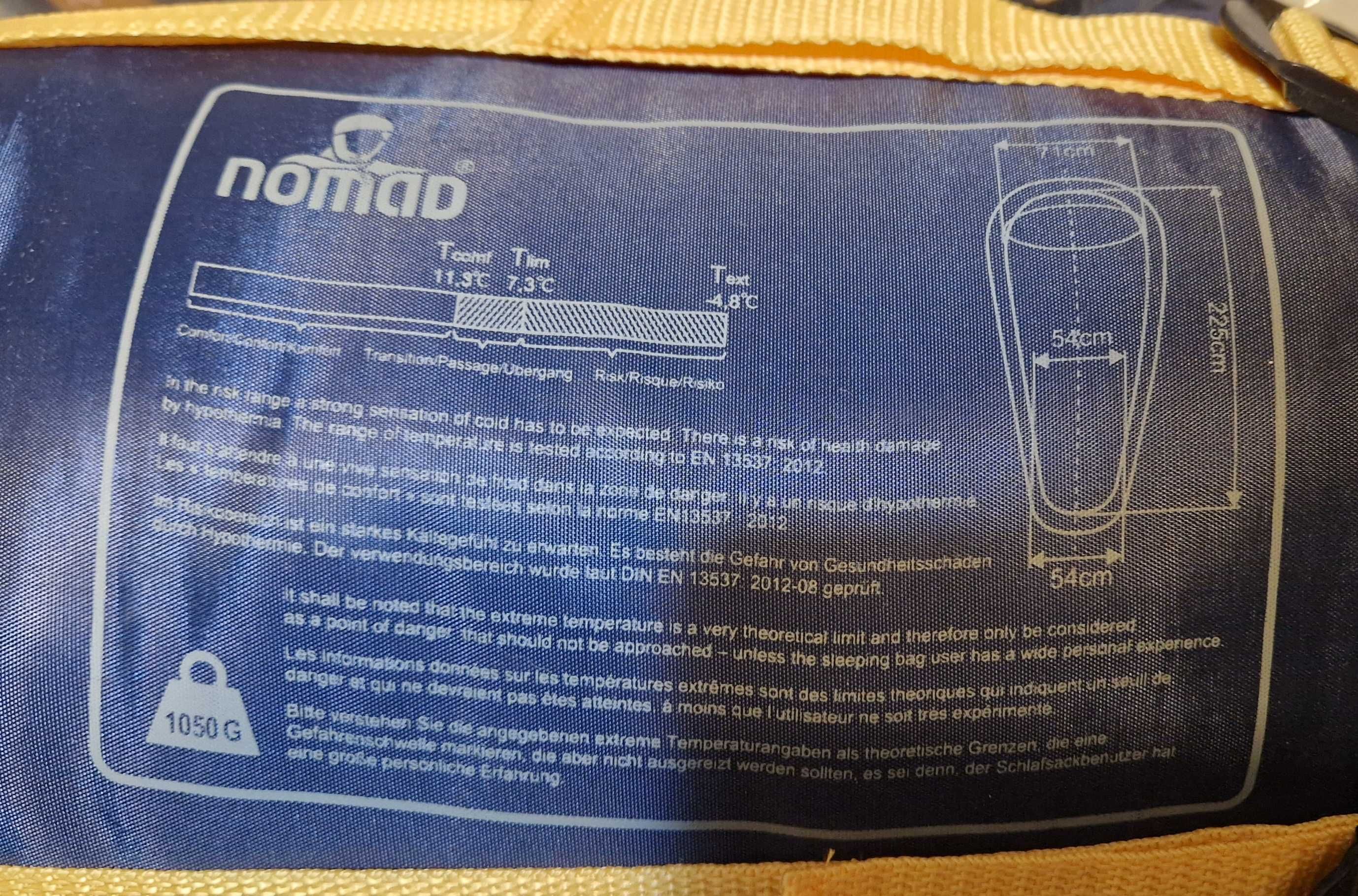 Sac de dormit Nomad, nou, albastru