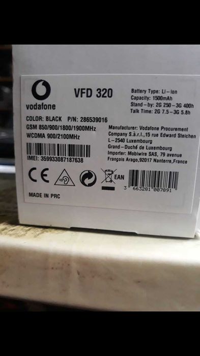 telefon NOKIA model TA 10-20 si VODAFONE Smart  C9 NOU