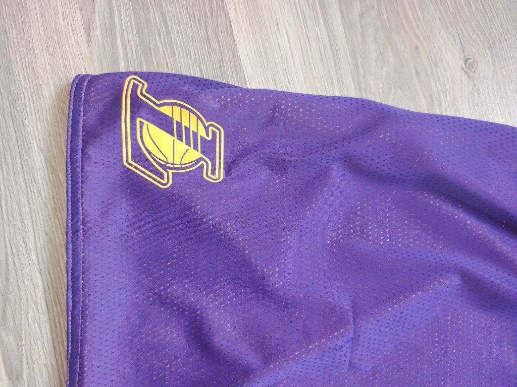 Pantaloni baschet NBA Adidas LA Lakers cu doua fețe