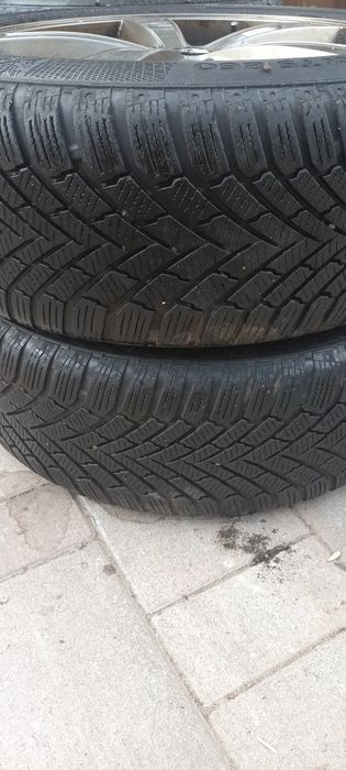 Anvelope iarnă 205 55 16 impecabile cu jante aliaj,cu senzori Ocazie!i
