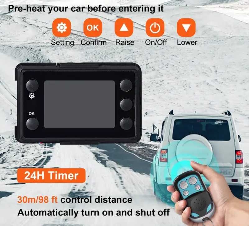 Суха дизелова печка за каравана кемпер - 5 / 8 KW