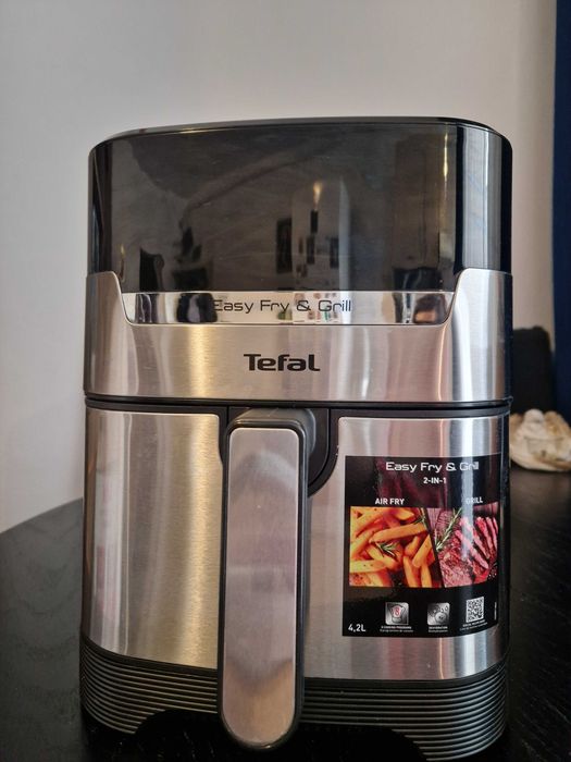 Friteuză cu aer cald Tefal Easy Fry&Grill 2in1 EY505D15, 1400W, 4.2L