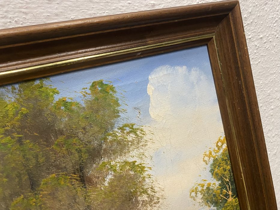 колекционерска картина масло, ръчна украса