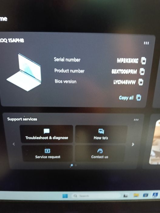 Vând/schimb Lenovo Loq Ryzen 5 7640 Hs