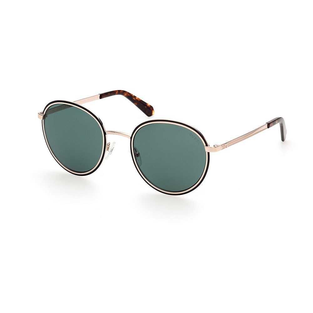 GUESS – Мъжки кръгли метални слънчеви очила "ROUND GOLD" нови с кутия