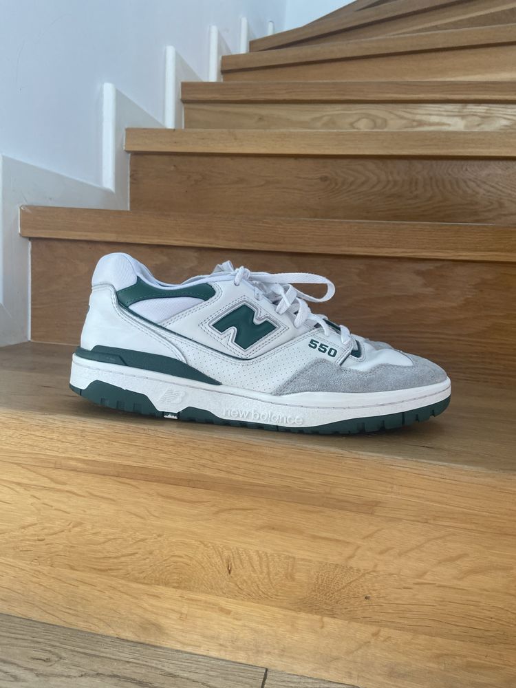 Papuci new balance 550 45.5  “white green”