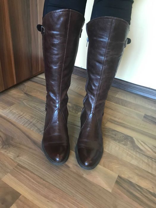 Зимни обувки естестена кожа бианки като нови, всички по 20лв