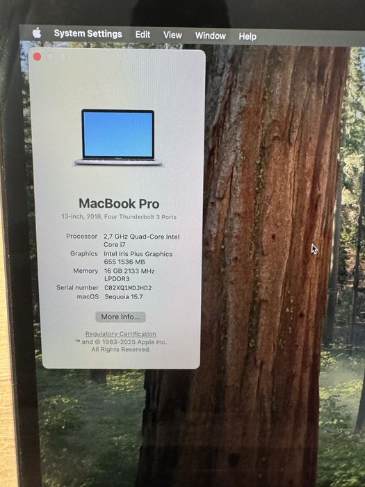 Vand MacBook Pro 13inch