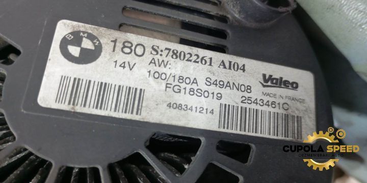 Alternator 2.0D N47 177cp 7802261 BMW Seria 1 E81/E82/E87/E88 [faceli