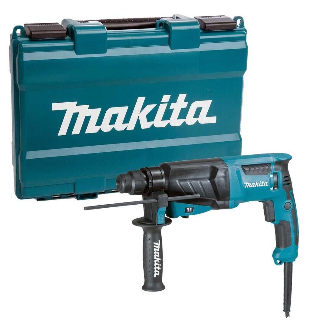 НОВ Японски Makita 780W, 2.4J, 1100 об/мин + Патронник SDS Куфар +