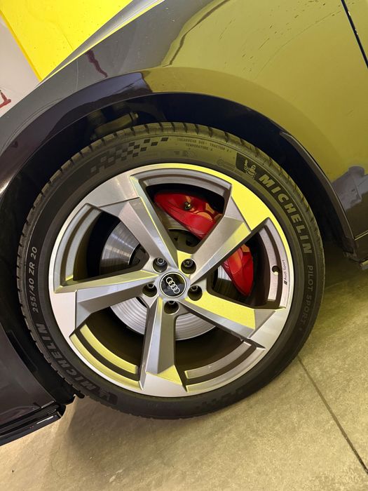 Jante originale Audi 20” OEM cu anvelope Michelin Pilot Sport 4S