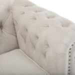 Диван Chestefield Deluxe – четириместно, бежово