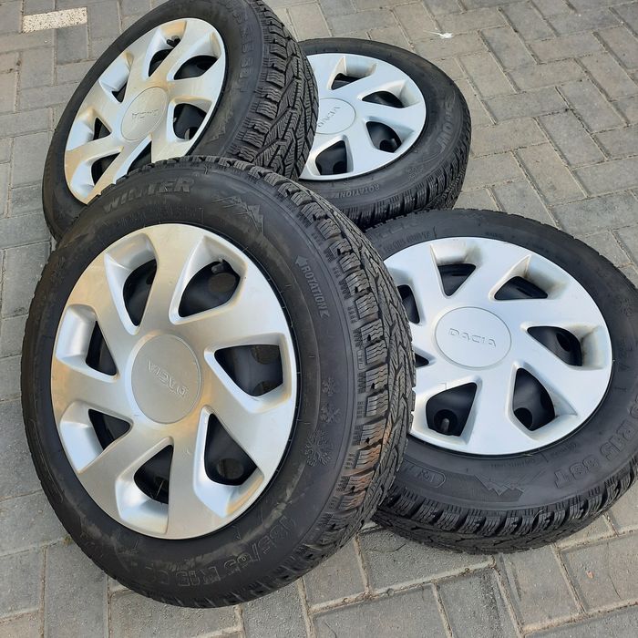 Set roti M+S Logan Sandero Dokker Lodgy jante 185 65 15 dacia jenti