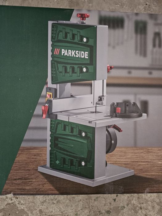 Banzic parkside fierastrau cu banda pentru banc