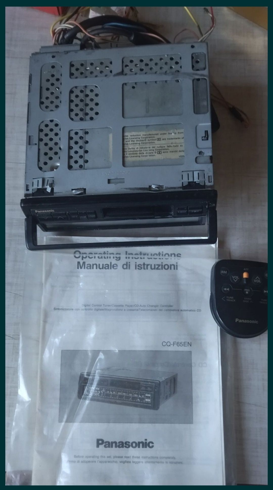 Магнитола Panasonic cq f65en