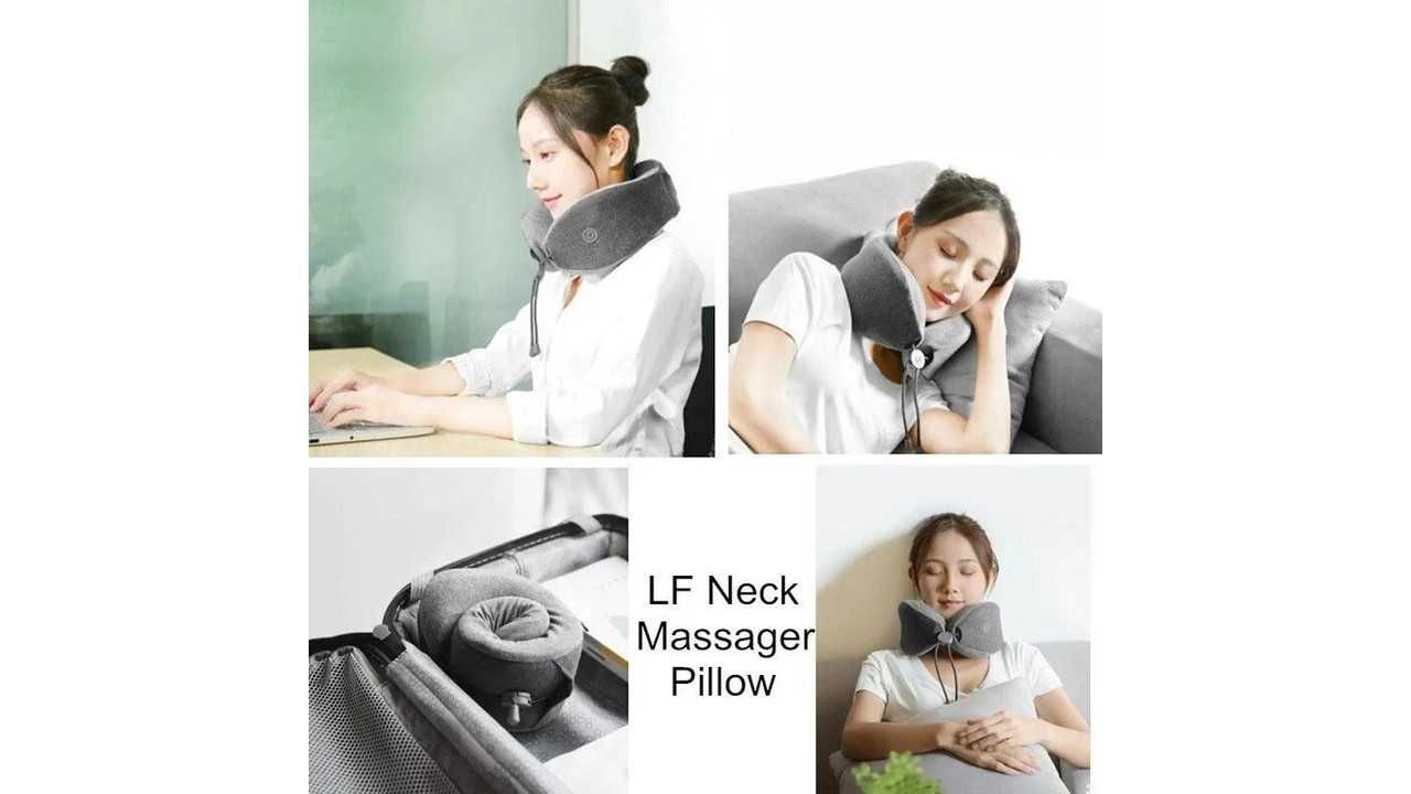 Массажная подушка массажер подушка для шеи Xiaomi LeFan Massage массаж