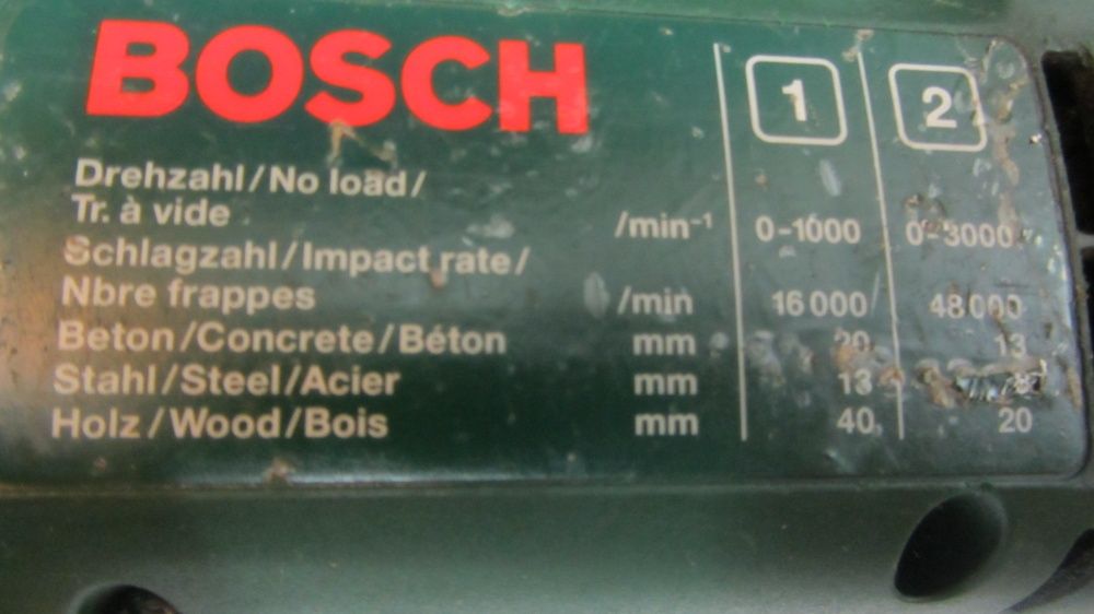 BOSCH PSB 680-2 RE - двускоростна Ударна бормашина