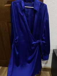 Синя рокля Mango