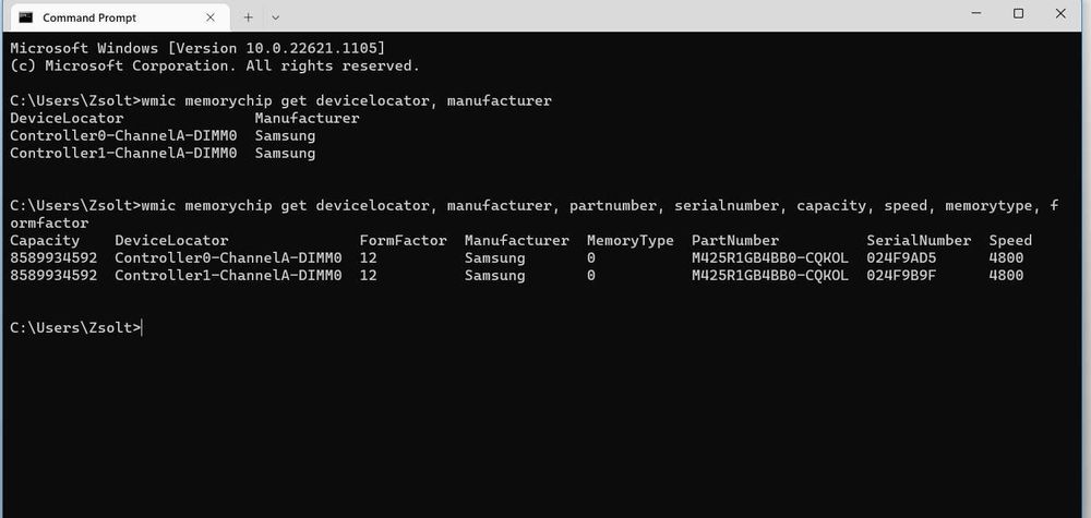Memorie (RAM) laptop DDR5 2x8GB 4800Mhz, dual channel kit