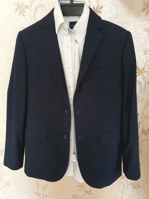 Костюм школьный для мальчика темно синего цвета