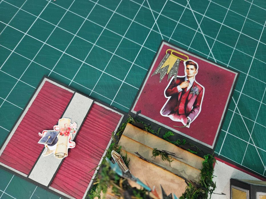 Експлодираща кутия за бал, абитуриент, дипломиране с място за пари