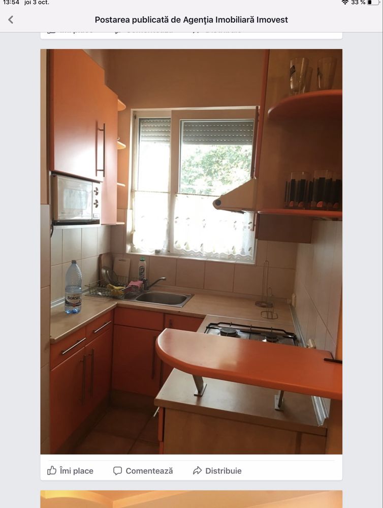 Inchiriez apartament  2 camere ( casa)  plus living central