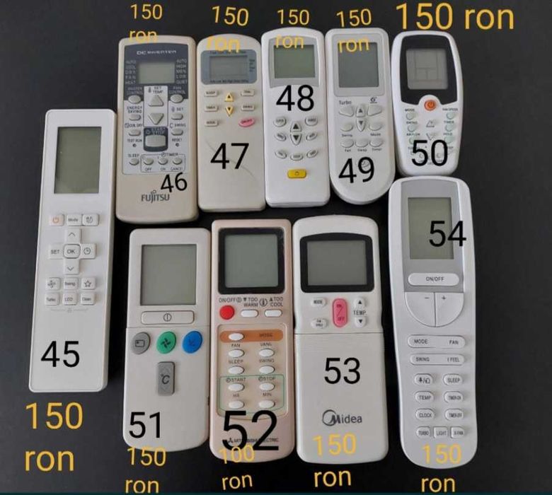 Telecomenzi Vortex Yamatsu Osaka Romstal Vox Galanz AkaiEverest Singer