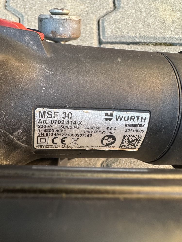 Masina de slituit wurth msf 30