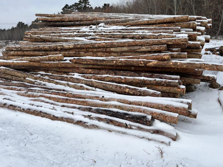 Кругляк подтоварка, жерди