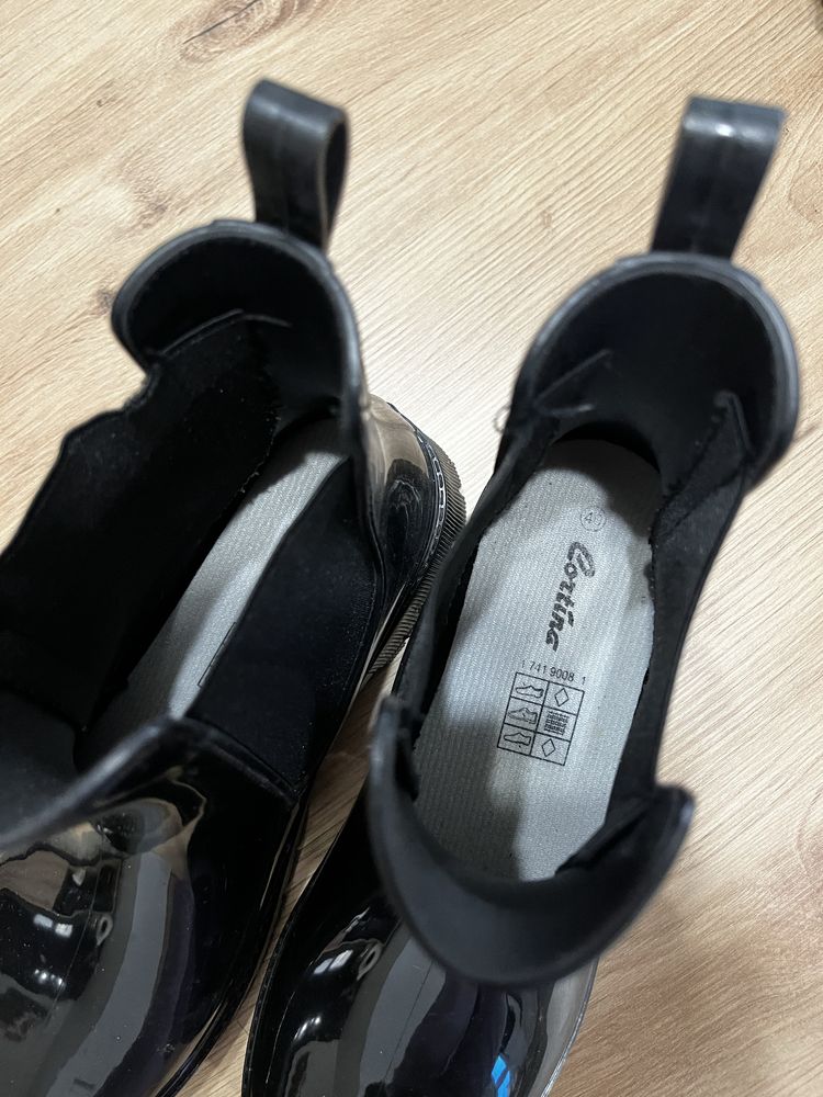 Гумени ботуши черни Cortina Deichmann 40 номер