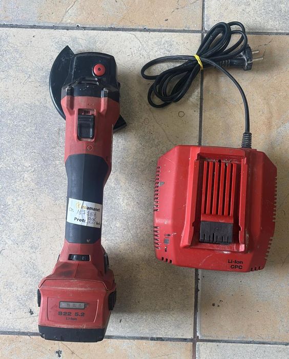 Polizor unghiular AG 4S-22 pe acumulator (125 mm) -A-