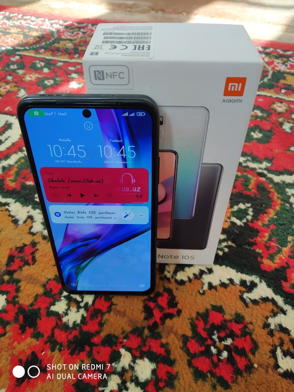 Redmi note 10 s 6+2/128 talik yaxshi xolatda