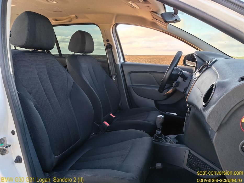 Sistem adaptare scaune de BMW Seria 5 G30 G31 pe Logan Duster Sandero