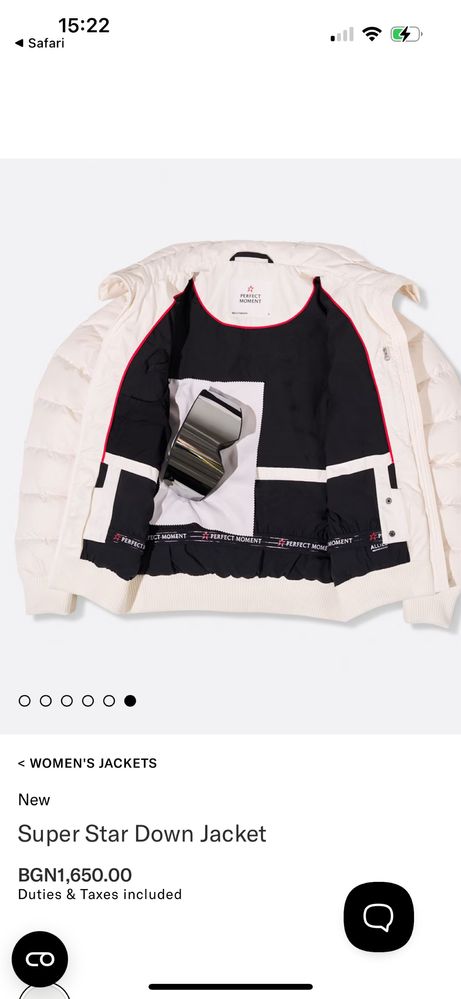 Perfect Moment S-M дамско ски яке Ski jacket