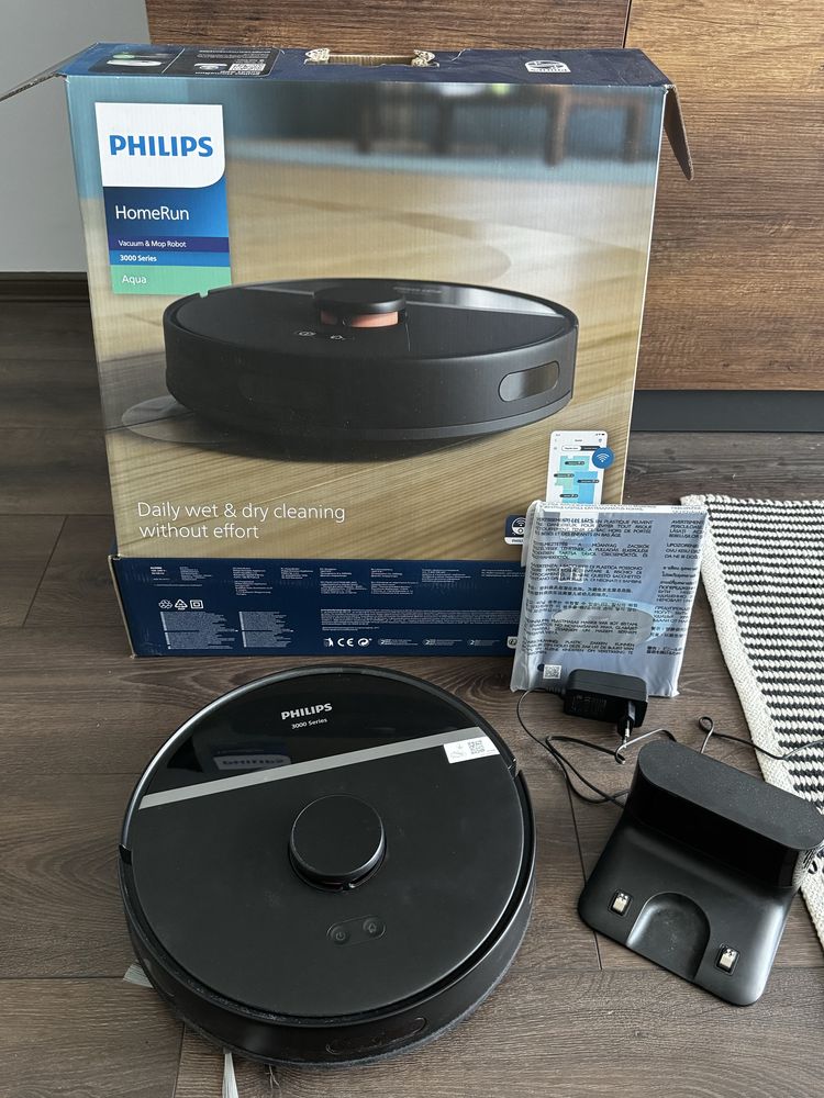 Прахосмукачка робот Philips HomeRun XU3000 AQUA