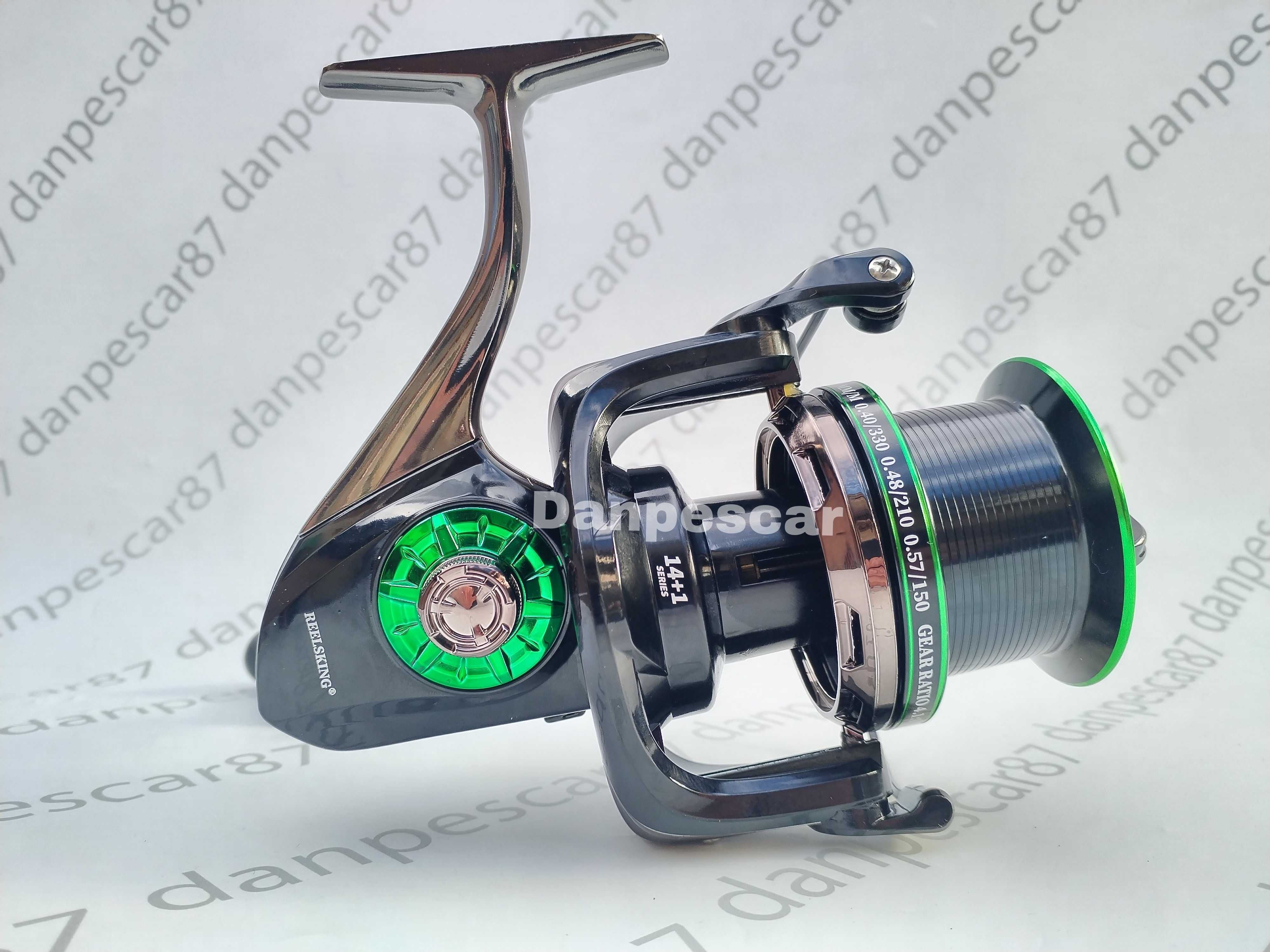 Mulineta Crap REELSKING TM10000 tambur long-cast  0,40mm/330m